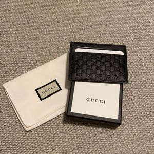 Gucci Microguccissima card wallet